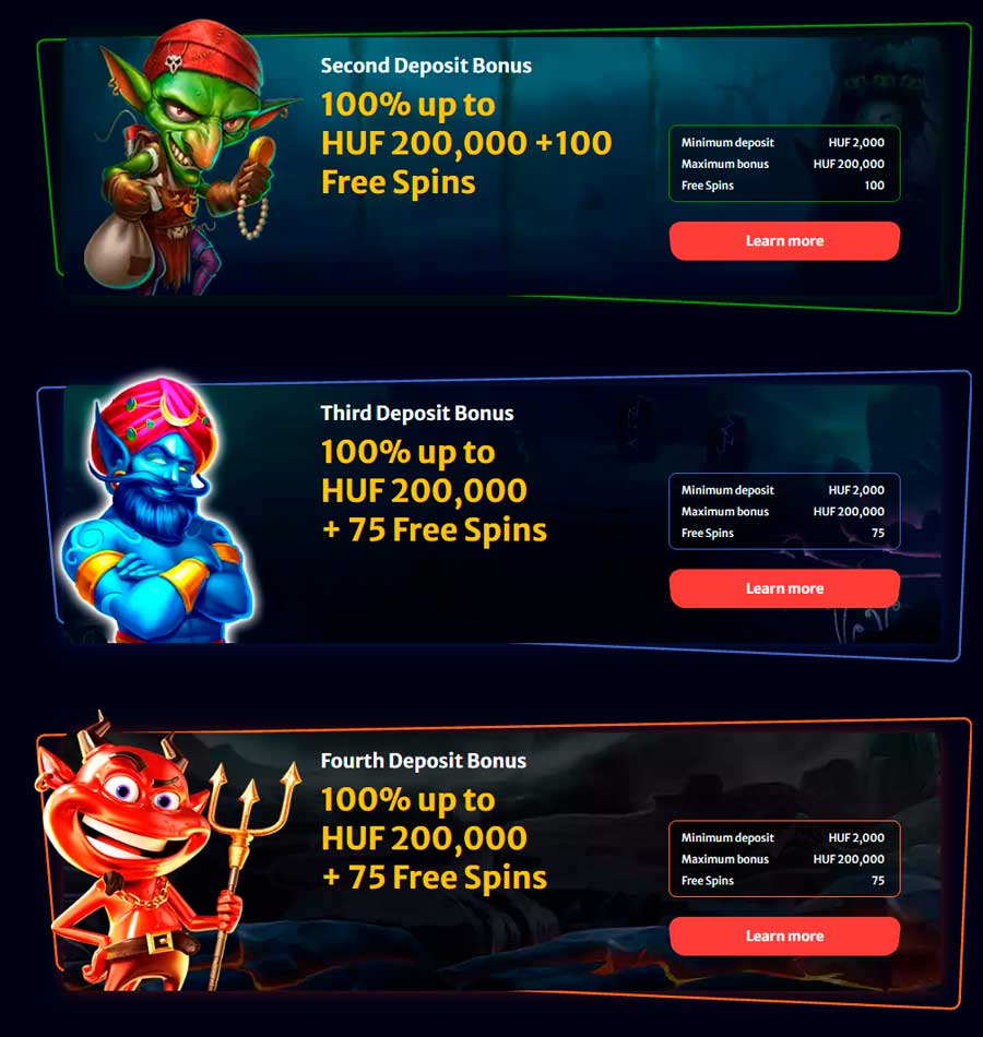 Deposit free spins offers
