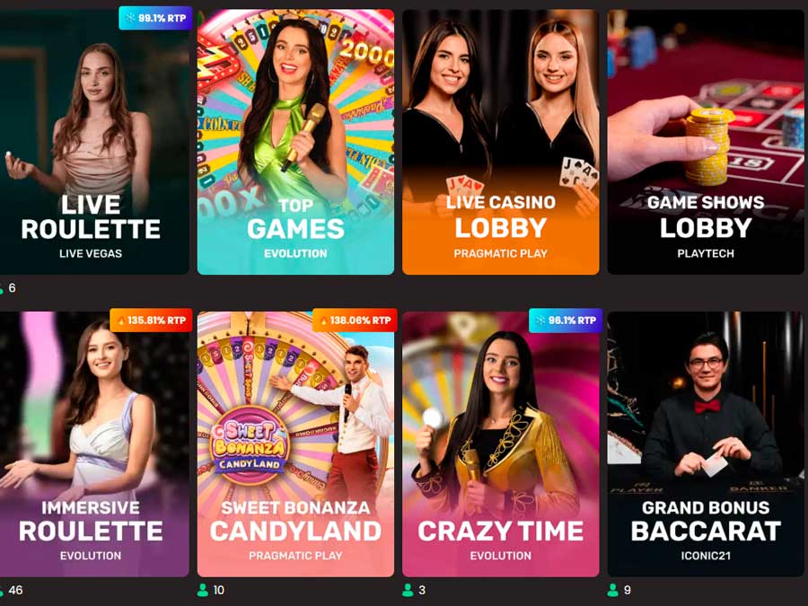 National live casino games