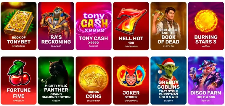 TonyBet Slots