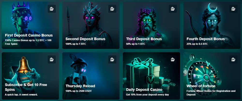 Vave Casino bonuses
