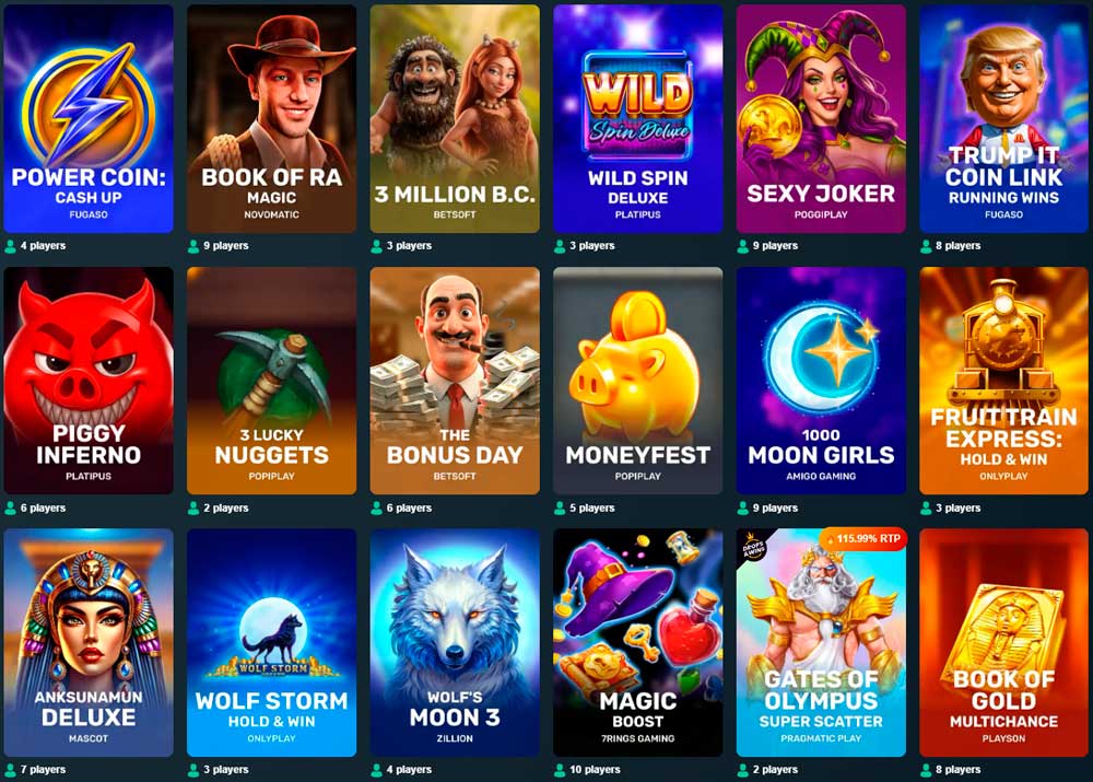 Vave Casino slots
