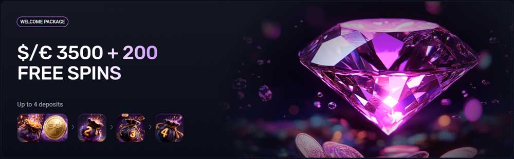 Casino welcome bonus package